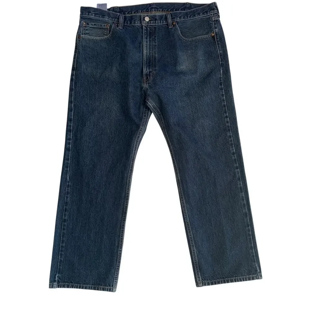 Levi's 505 Men's Size 42x30 Regular Fit Straight Leg Non-Stretch Denim Jeans